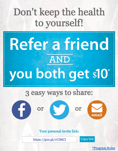 Vitacost refer a friend