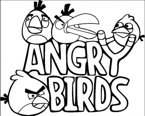 Angry Birds Coloring Pages