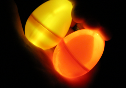 Glow in the dark easter eggs