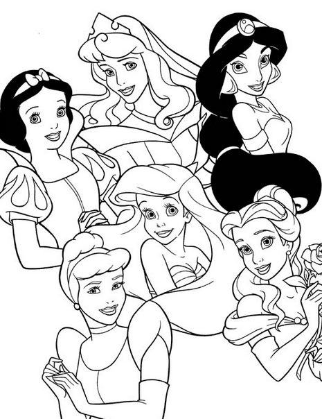 Princess Coloring Pages