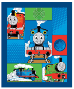 Thomas the Train Fleece Throw