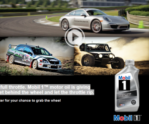 Mobil 1 Grab The Wheel Sweepstakes
