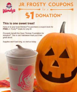 Wendys Frosty Donation