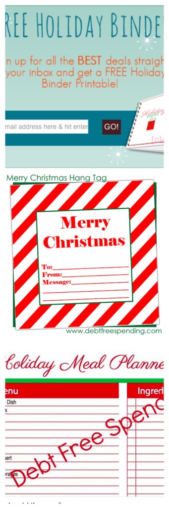 FREE Christmas Binder 2014