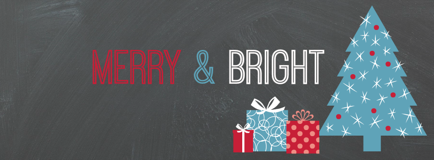Merry & Bright Facebook Cover