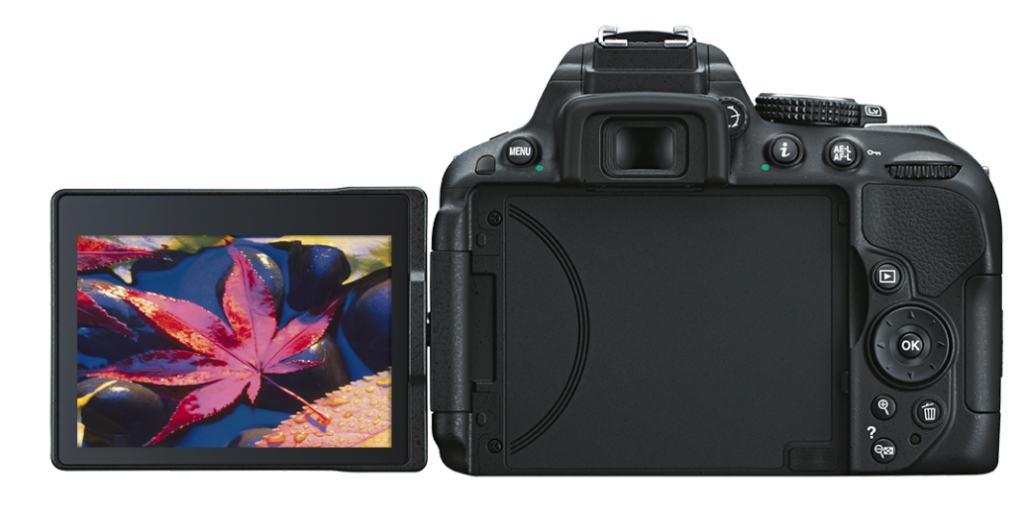 Nikon D5300 DSLR w/18-55mm VR Lens Back