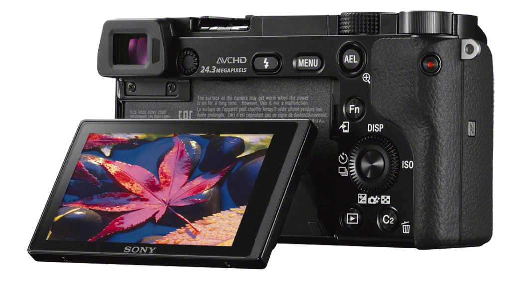 Sony A6000 Mirrorless Interchangeable Lens Camera Back