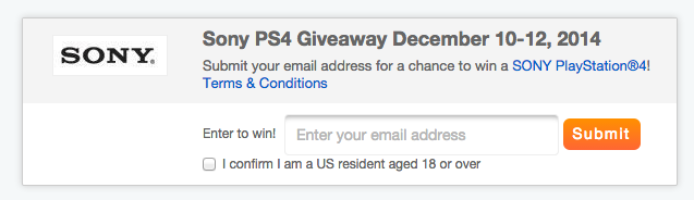 Savings.com Sony PlayStation Giveaway