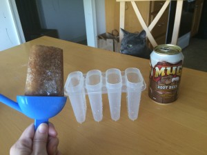 Cola popsicles