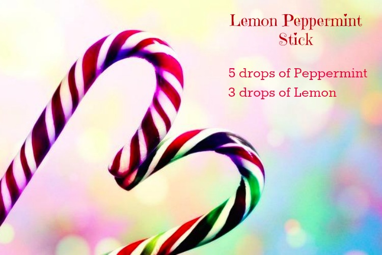 Lemon Peppermint Stick Essential Oil Holiday Blend