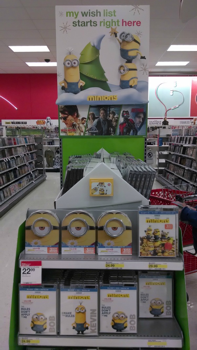 Minion Movie Target Aisle