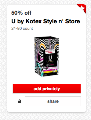 U by Kotex Style n' Store