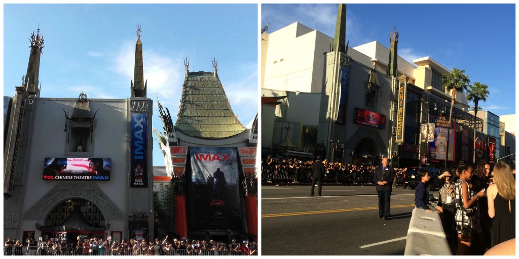 The Famous handprint-studded Grauman's Chinese Theater