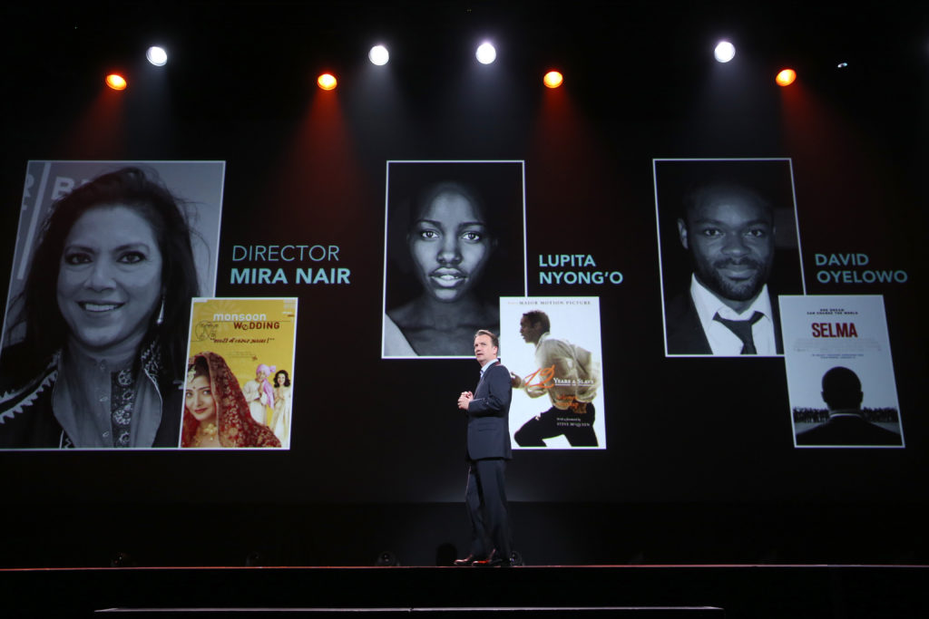 ANAHEIM, CA - AUGUST 15: President of Walt Disney Studios Motion Picture Production Sean Bailey took part today in "Worlds, Galaxies, and Universes: Live Action at The Walt Disney Studios" presentation at Disney's D23 EXPO 2015 in Anaheim, Calif. (Photo by Jesse Grant/Getty Images for Disney) *** Local Caption *** Sean Bailey