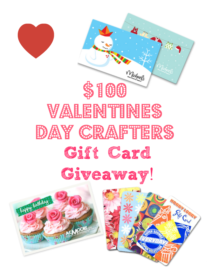Valentine's Day Gift Card Giveaway